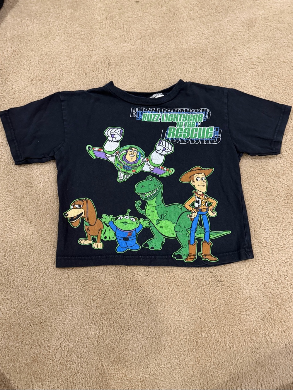 Vintage Y2K Disney Store Toy Story Buzz Lightyear Tee Kids 6